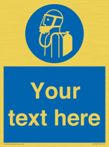 Custom use self contained breathing appliance